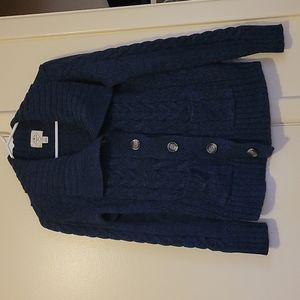 Cozy blue cardigan